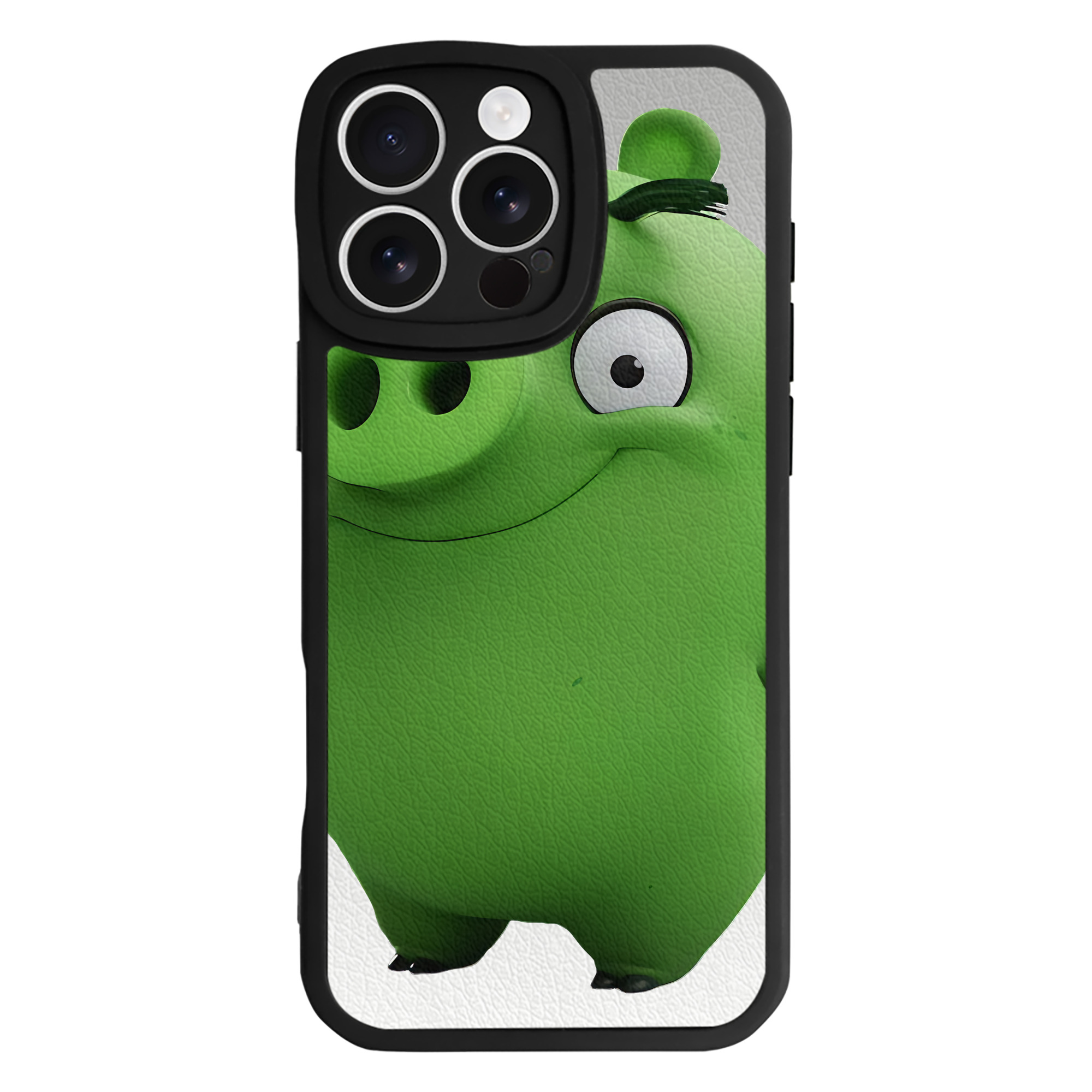 （画像用） Angry Birds アングリーバード 【iPhone 16シリーズ対応】シリコンスマホケース（レザー調） 材質：シリコン